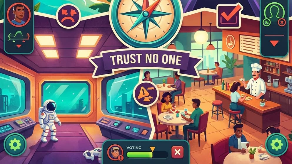 Spyfall Location Guide Illustration